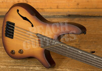 Ibanez SRH505F-NNF - 5-String - Natural Brown Burst Flat