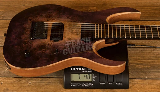 Mayones Duvell Elite 7 Trans Natural Fade Purple Burst Satine