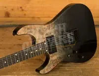 Schecter C-1 Standard - Roasted Maple - Black Fade Burst Burl - Left-Handed