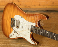 Tom Anderson Hollow Drop Top Classic | Honey Burst w/Binding