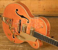 Gretsch Synchromatic Nashville Hollow Body Single-Cut with Bigsby - Ebony - 50's Orange Stain