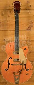 Gretsch Synchromatic Nashville Hollow Body Single-Cut with Bigsby - Ebony - 50's Orange Stain