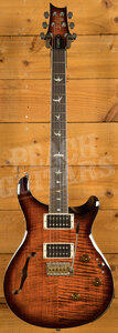 PRS SE Custom | Custom 24 Semi-Hollow Piezo - Orange Tiger Smokeburst