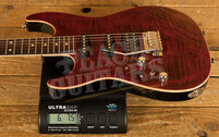 Tom Anderson Hollow Drop Top | Cajun Red w/Binding *Left-Handed*