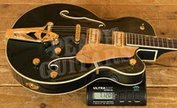Gretsch Synchromatic Nashville Hollow Body Single-Cut with Bigsby - Ebony - Cadillac Green