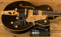 Gretsch Synchromatic Falcon Hollow Body Single-Cut with Bigsby - Ebony - Black