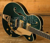 Gretsch Synchromatic Nashville Hollow Body Single-Cut with Bigsby - Ebony - Cadillac Green