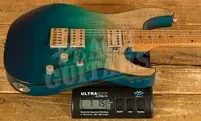 Schecter C-1 Standard Plus - Roasted Maple - Blue Fade