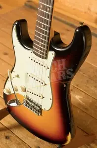 Fender Custom Shop 59 Strat Left-Handed - Relic 3-Tone Sunburst