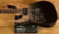 Schecter C-1 Standard - Roasted Maple - Black Fade Burst Burl - Left-Handed