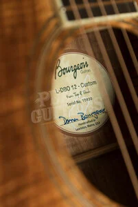 Bourgeois Custom NAMM 2025 Figured Koa LDBO-12 - Natural