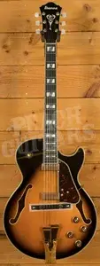 Ibanez GB10SE George Benson Hollow Body - Brown Sunburst