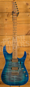 Tom Anderson Li'L Angel | Ultraviolet Blue Burst w/Binding