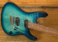Ibanez AZ24S1F AZ Series Standard - Jatoba - Transparent Turquiose Burst