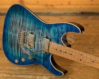 Tom Anderson Li'L Angel | Ultraviolet Blue Burst w/Binding