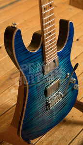 Tom Anderson Li'L Angel | Ultraviolet Blue Burst w/Binding