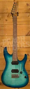 Ibanez AZ24S1F AZ Series Standard - Jatoba - Transparent Turquiose Burst