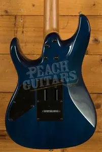 Ibanez AZ24S1F AZ Series Standard - Jatoba - Transparent Turquiose Burst