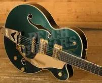 Gretsch Synchromatic Nashville Hollow Body Single-Cut with Bigsby - Ebony - Cadillac Green