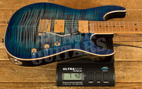 Tom Anderson Li'L Angel | Ultraviolet Blue Burst w/Binding