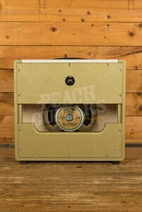 Divided By 13 1x12 Open Back Electric Guitar Amplifier Cabinet - Celestion G12H - Gold Tolex