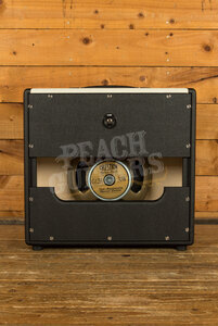 Divided By 13 1x12 Open Back Cabinet | Celestion G12H - Black Bronco Tolex - Cream V