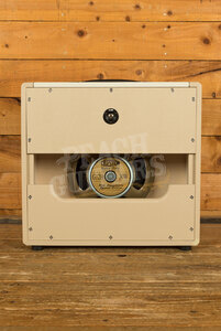 Divided By 13 1x12 Open Back Cabinet | Celestion G12H - Vintage Vanilla Tolex - Cream V