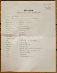 Novo Nucleus Miris J | '64 3-Tone Burst - Tortoise Shell Pickguard