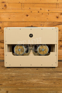 Divided By 13 2x12 Open Back Cabinet | Celestion G12H - Vintage Vanilla Tolex - Cream V