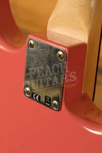 Fender Custom Shop 61 Strat Left-Handed - Journeyman Relic Faded Fiesta Red