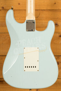Fender Custom Shop '61 Strat Journeyman Relic Sonic Blue Left Handed 
