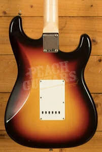Fender Custom Shop 61 Strat Left-Handed - Journeyman Relic 3-Tone Sunburst