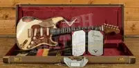 Fender Custom Shop Masterbuilt Dale Wilson Late 59 Strat - Heavy Relic Olympic White/3-Tone Sunburst