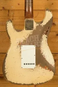 Fender Custom Shop Masterbuilt Dale Wilson Late 59 Strat - Heavy Relic Olympic White/3-Tone Sunburst