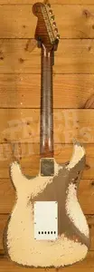 Fender Custom Shop Masterbuilt Dale Wilson Late 59 Strat - Heavy Relic Olympic White/3-Tone Sunburst