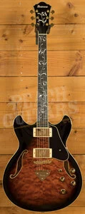 Ibanez AS Artcore Expressionist | AS93QMSP - Dark Brown Sunburst