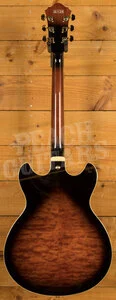 Ibanez AS Artcore Expressionist | AS93QMSP - Dark Brown Sunburst