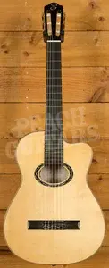 Eastman Cabaret-JB Solid-Top Cutaway Classical Guitar - Natural