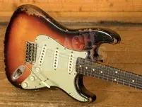 Fender Custom Shop Masterbuilt Dale Wilson 61 Strat - Heavy Relic 3-Tone Sunburst