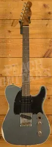 Fender Custom Shop Limited Edition HS Tele Custom Relic - Aged Charcoal Frost Metallic