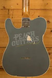 Fender Custom Shop Limited Edition HS Tele Custom Relic - Aged Charcoal Frost Metallic