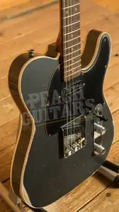 Fender Custom Shop Limited Edition HS Tele Custom Relic - Aged Charcoal Frost Metallic