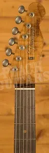 Fender Custom Shop Limited Edition HS Tele Custom Relic - Aged Charcoal Frost Metallic