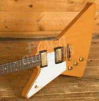 Epiphone Inspired By Gibson Custom 1958 Korina Explorer | Aged Natural - White Pickguard *Left-Handed*