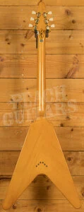 Epiphone Inspired By Gibson Custom 1958 Korina Flying V | Aged Natural - White Pickguard *Left-Handed*