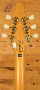 Epiphone Inspired By Gibson Custom 1958 Korina Flying V | Aged Natural - White Pickguard *Left-Handed*