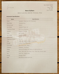 Novo Dealer Limited | Serus J - Vandalism Yellow over '64 3-Tone Sunburst