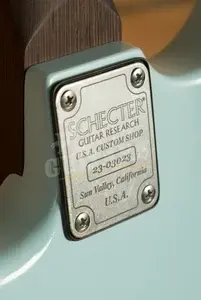 Schecter USA Custom Shop Nick Johnston HSS Wembley - Atomic Frost Aged Nitro