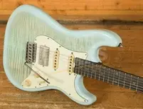 Schecter USA Custom Shop Nick Johnston Signature Traditional HSS - Atomic Ice Aged Nitro