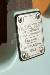 Schecter USA Custom Shop Nick Johnston Signature Traditional HSS - Atomic Ice Aged Nitro